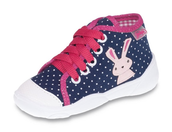 03-218P046 MAXI granat kropki królik kapcie buciki sznurowane obuwie buty dla dziecka wcz.dziecięce Befado 18-23 03-218P046 MAXI granat kropki królik kapcie buciki sznurowane obuwie buty dla dziecka wcz.dziecięce Befado 18-23